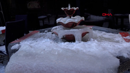 Ağrı’da termometreler -23 dereceyi gördü