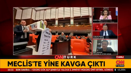 Mecliste kavga Milletvekilleri birbirine girdi
