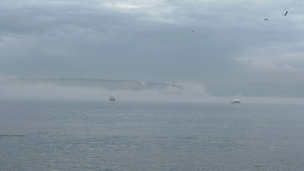 Çanakkale Boğazında sis etkisini kaybetti, ulaşım normale döndü