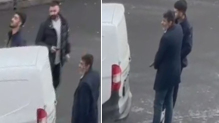 Sokak ortasında birbirlerine silah çektiler Enişte ve kayınbirader gözaltında Sokak ortasında birbirlerine silah çektiler Enişte ve kayınbirader gözaltında