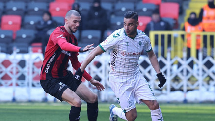 Gaziantep FK 1-1 Konyaspor (Süper Lig maçı özeti)