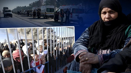 YPGnin alıkoyduğu yakınlarını arayan aileler, Rakkadaki Aktan Hapishanesi önünde umut nöbetini sürdürüyor