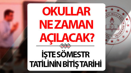 OKULLARIN AÇILIŞ TARİHİ - SÖMESTR TATİLİ 2025 2026 MEB DETAYLI TAKVİMİ | 15 tatilden sonra okullar ne zaman açılıyor, okulların açılmasına kaç gün kaldı Sömestr (yarıyıl tatili) ne zaman bitiyor Geri sayım başladı: İşte 2. Dönem başlama tarihi OKULLARIN AÇILIŞ TARİHİ - SÖMESTR TATİLİ 2025 2026 MEB DETAYLI TAKVİMİ | 15 tatilden sonra okullar ne zaman açılıyor, okulların açılmasına kaç gün kaldı Sömestr (yarıyıl tatili) ne zaman bitiyor Geri sayım başladı: İşte 2. Dönem başlama tarihi