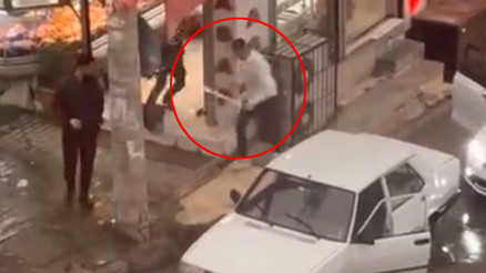 İzmirde trafik tartışması: Döner bıçağı ile kovaladı