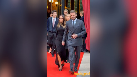 Beckham ailesi, Paris’te görüntülendi