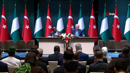 Cumhurbaşkanı Erdoğan: Nijerya ile ticaret hacmi hedefimiz 5 milyar dolar