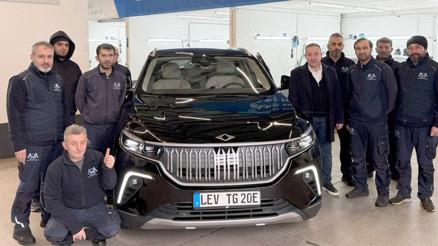 TOGG, Leverkusende göz kamaştırdı