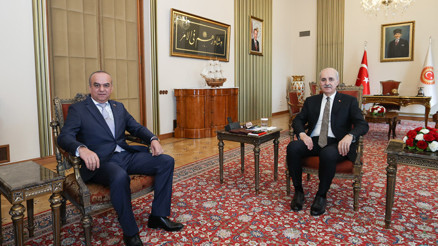 TBMM Başkanı Kurtulmuş, Tacikistan Büyükelçisini kabul etti