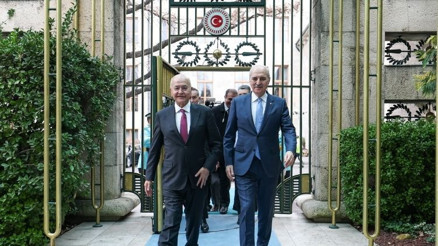 TBMM Başkanı Kurtulmuş, BM Mülteciler Yüksek Komiseri Salih ile görüştü