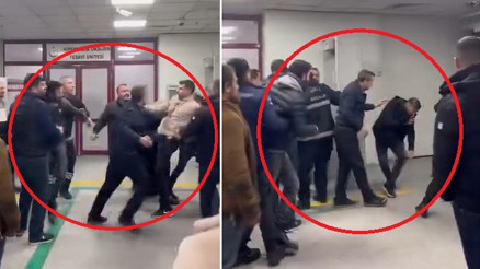 Diyarbakırda hastanenin acil servisinde bıçaklı, tekmeli ve yumruklu kavga