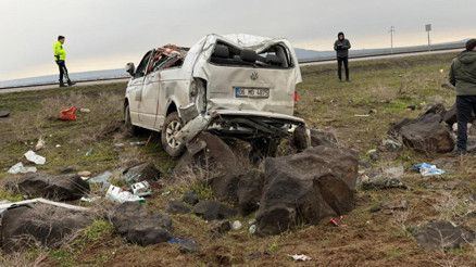 Şırnakta feci kaza Minibüs takla attı: 2 can kaybı, 6 yaralı