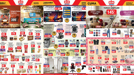 GELİYOR BİM 6 ŞUBAT İNDİRİMLİ ÜRÜNLER KATALOĞU (BİM AFİŞ ÜRÜNLERİ - TAM LİSTE BROŞÜR) || Bime bu hafta hangi ürünler geliyor Bim yeni broşürü ile mini ütü, siyah/beyaz ankastre set, akıllı pişirici geliyor
