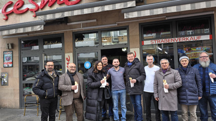 Başkan König, esnafları ziyaret etti