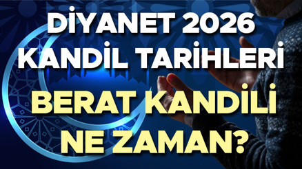 BU GECE KANDİL Mİ, 2 Şubat Pazartesi ne kandili Bu gece hangi kandil, Berat Kandili ne zaman 2026 Kandil tarihleri ve Diyanet dini günler takvimi...