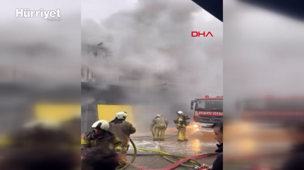 Başakşehir İkitelli Atatürk Sanayi Sitesinde yangın