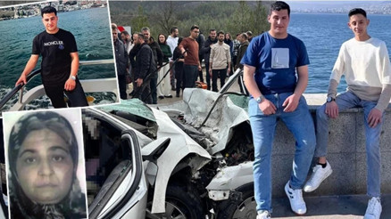 Kayak merkezine giderken, kazada hayatlarını kaybetmişler