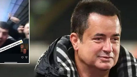 Acun Ilıcalı deplasmandaki taraftarı görüntülü aradı, tribünler coştu