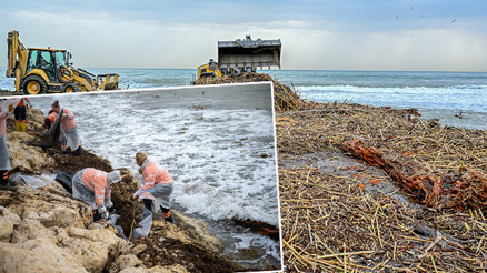Taşkın sularıyla denize ulaştı: 150 kamyon toplandı Amacımıza ulaştık, halkımız rahat etsin