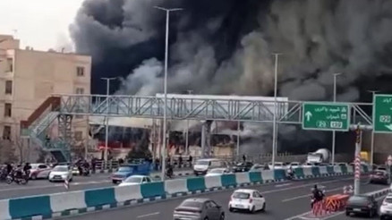 Tahranda korkutan yangın