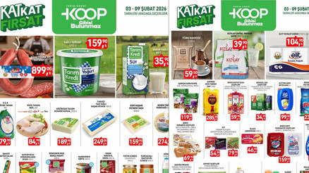 TARIM KREDİ KOOPERATİFİ MARKET İNDİRİM 3-9 ŞUBAT 2026 KATALOĞU || Tarım Kredi market ürün fiyatları neler Fırsat Kat Kat Tarım Kredi market ürün fiyatları ve afişi