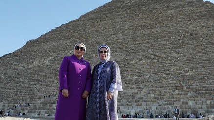 Emine Erdoğandan, Mısır ziyareti paylaşımı