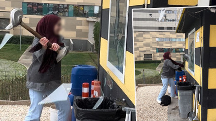 Taksiye alınmayınca ortalığı birbirine katmıştı: Yeni görüntüleri çıktı Başımıza gelen olay, pişmiş tavuğun başına gelmez