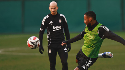 Beşiktaşta yeni transferler ilk kez idmanda