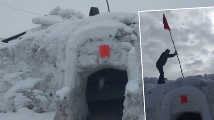 Yoğun kar yağışını fırsata çevirdiler: İmece usulüyle yapıldı Bir amacımız vardı, ulaştık Yoğun kar yağışını fırsata çevirdiler: İmece usulüyle yapıldı Bir amacımız vardı, ulaştık
