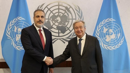 Dışişleri Bakanı Hakan Fidan, BM Genel Sekreteri Guterres ile görüştü