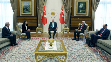 Cumhurbaşkanı Erdoğan, DEM Parti Heyetini kabul etti