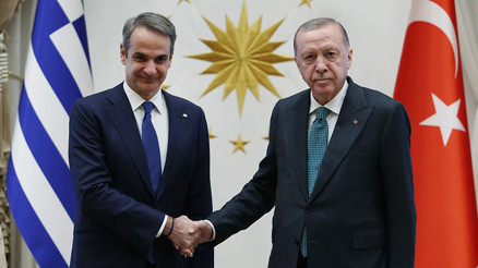 Ankarada kritik görüşme: Cumhurbaşkanı Erdoğan ve Miçotakis bir araya geldi