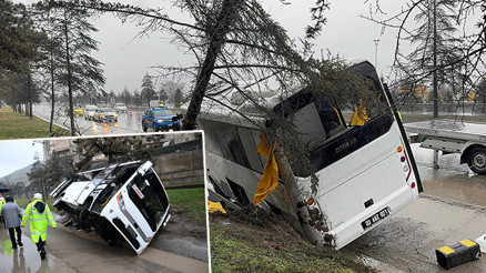 Ispartada cezaevi ring aracı devrildi: 3 askeri personel yaralandı Ispartada cezaevi ring aracı devrildi: 3 askeri personel yaralandı