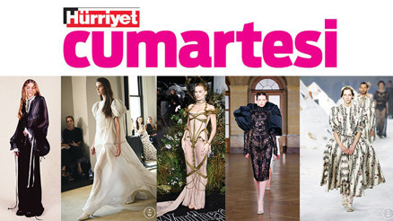 Hacimli etekler, kabarık kollar, dantel dokular ve inciler Sanki 19’uncu yüzyıldaymışız gibi...