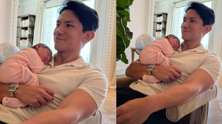 Kız çocuk babasının gururu: Doğum için Londraya gitmişler