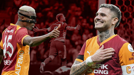 Galatasaray-Eyüpspor maçında sahne golcülerin: Icardi yine rekor kırdı, Osimhen ilk kez başardı