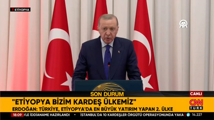 Cumhurbaşkanı Erdoğan: Afrikada çatışma istemiyoruz