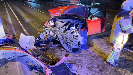 İstanbulda D-100 Karayolunda kaza: 2 yaralı