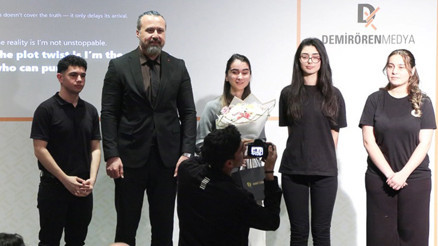 Demirören Medya ve Teknoloji Lisesinde yapay zeka konferansı: Zülal Tannur, teknoloji girişimlerini anlattı