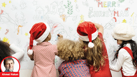 Adamların okullarında Noel nasıl kutlanıyor