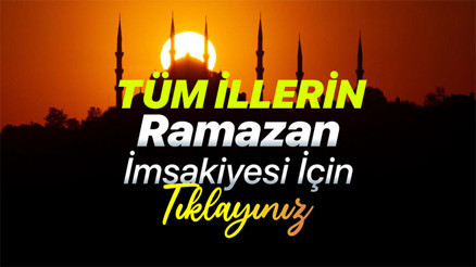 İFTARA NE KADAR KALDI, İFTAR SAAT KAÇTA (2026 RAMAZAN İMSAKİYESİ) | Tüm illerin bu akşam iftar saati kaçta, ezan ne zaman okunacak 24 Şubat iftar ve sahur vakti ezan saatleri bilgisi
