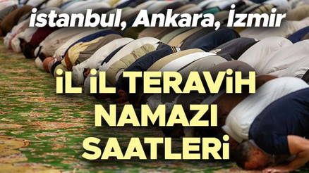 25 ŞUBAT TERAVİH NAMAZI SAATİ İL İL DİYANET EKRANI (Yatsı namazı vakitleri) | Teravih namazı saat kaçta, ne zaman kılınacak Teravih namazı nasıl kılınır, kaç rekat, evde kılınır mı İstanbul, Ankara, İzmir ve tüm illerin teravih namazı vakitleri 2026