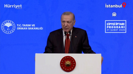 Cumhurbaşkanı Erdoğandan iftar progrmında açıklamalar