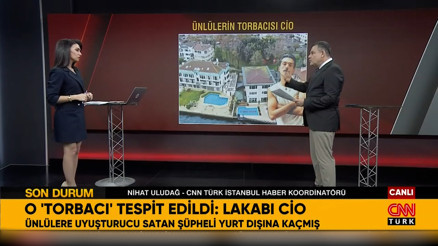 O torbacı tespit edildi: Lakabı Cio