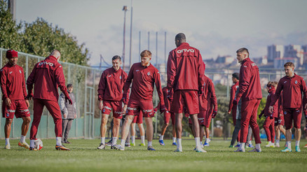 Trabzonspor, Fatih Karagümrük maçı hazırlıklarını sürdürdü