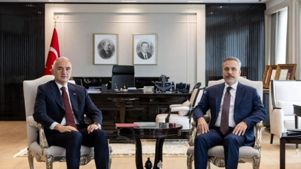 Dışişleri Bakanı Fidan, Kültür ve Turizm Bakanı Ersoy ile görüştü