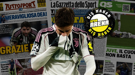 Galatasarayın tarihi Juventus maçı İtalyan manşetlerinde: Nasıl Osi Bu acı verici