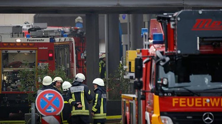 Döner imalathanesinde yangın