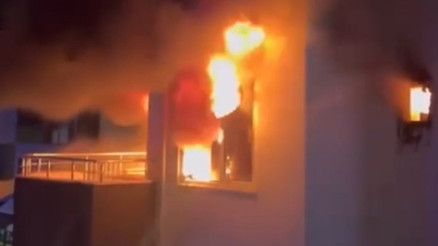 Alanya’da 5 katlı apartmanda yangın