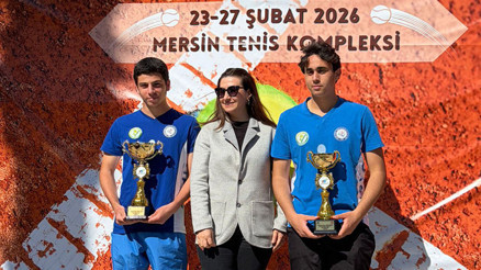 ATDSK’lı tenisçilerden çifte şampiyonluk