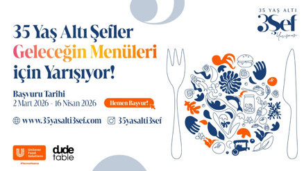 35 Yaş Altı 3 Şef Yarışması başlıyor, genç şefler bu yıl geleceğin menüleri için yarışıyor